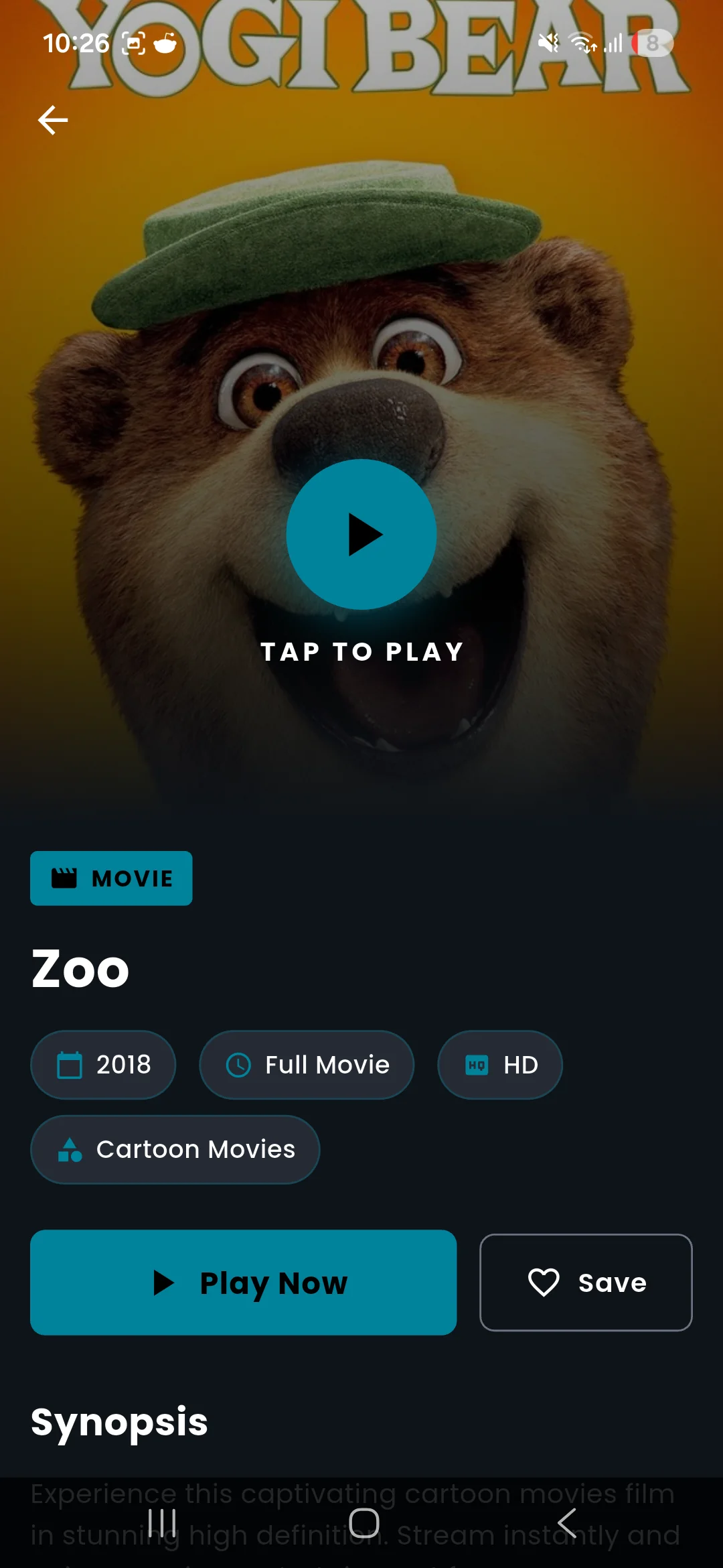 Zoo Movie Player